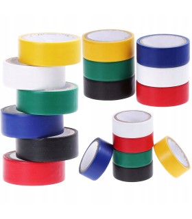 Taśma Izolacyjna PCV Trwała Mix Kolor 6 Sztuk Zestaw Doskonała Izolacja