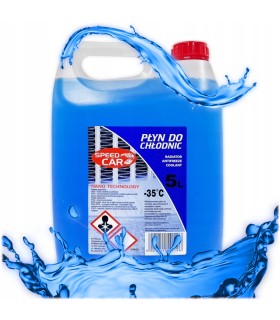 PŁYN DO CHŁODNIC NIEBIESKI -35C 5L SPEEDCAR