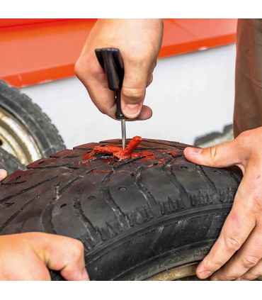 ZESTAW NAPRAWCZY DO PRZEBITYCH OPON SZYBKA NAPRAWA OPONY SZNUR KLEJ