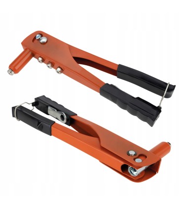 NITOWNICA RĘCZNA + NITY 24cm DO NITÓW ZESTAW 4 KOŃCÓWKI 2,4 - 4,8 mm