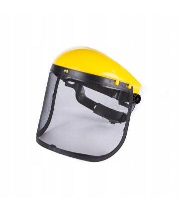 MASKA DO KOSIARKI PIŁY SIATKOWA OSŁONA TWARZY NIEZAWODNA BARIERA OCHRONNA