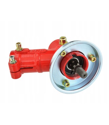 GŁOWICA DO KOSY SPALINOWEJ PRZEKŁADNIA 7 FREZÓW OTWÓR 28MM GWINT M10