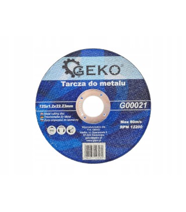 Tarcza Do Metalu Komplet Tarcz Tarcze 10 Sztuk 125X1,2MM Tnące Wzmacniane