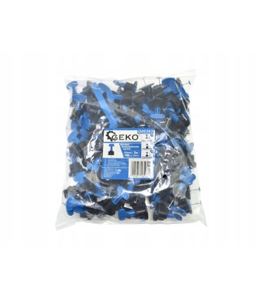 SYSTEM POZIOMOWANIA PŁYTEK 100 KLIPSÓW + 2 KLUCZE ZESTAW ŚCIANY PODŁOGI