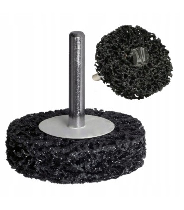 DYSK TRZPIENIOWY DO RDZY WŁOS MURZYNA 50mm TARCZA ŚCIERNA NA TRZPIENIU