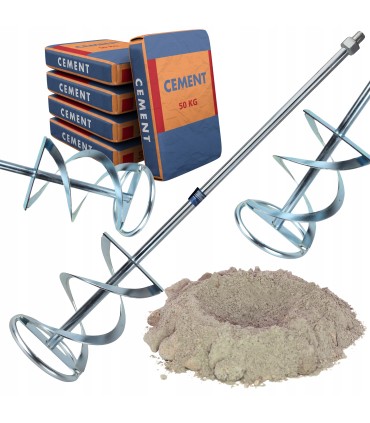 Mieszadło Do Farby Kleju Zaprawy M14 Stal Ocynkowana Materiały Ciągliwe