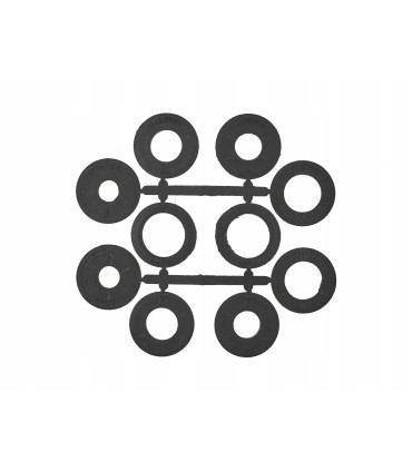 SZCZOTKA TARCZOWA DO SZLIFIERKI STOŁOWEJ 150x32mm MOSIĘŻNA +REDUKCJE ZESTAW