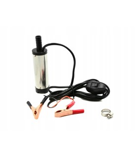PRZENOŚNA POMPA ZANURZENIOWA DO PALIWA OLEJU NAPĘDOWEGO ZASILANA 12V 37MM