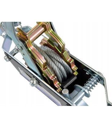 WCIĄGARKA WYCIĄGARKA LINOWA POZIOMA 2 TRYBY 2000KG 2T MECHANIZM BLOKUJĄCY