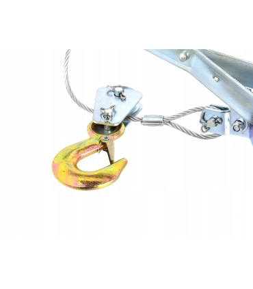 WCIĄGARKA WYCIĄGARKA LINOWA POZIOMA 2 TRYBY 2000KG 2T MECHANIZM BLOKUJĄCY