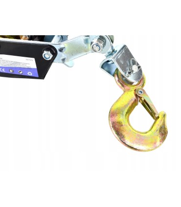 WCIĄGARKA WYCIĄGARKA LINOWA POZIOMA 2 TRYBY 2000KG 2T MECHANIZM BLOKUJĄCY