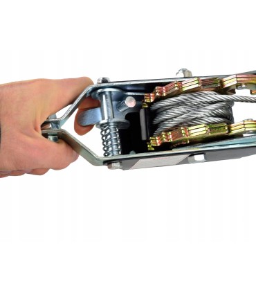 WCIĄGARKA WYCIĄGARKA LINOWA POZIOMA 2 TRYBY 2000KG 2T MECHANIZM BLOKUJĄCY