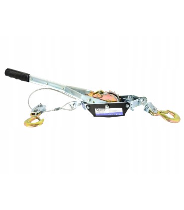 WCIĄGARKA WYCIĄGARKA LINOWA POZIOMA 2 TRYBY 2000KG 2T MECHANIZM BLOKUJĄCY