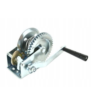 WYCIĄGARKA WCIĄGARKA LINOWA KORBOWA 10M 454KG HAK Z ZABEZPIECZENIEM