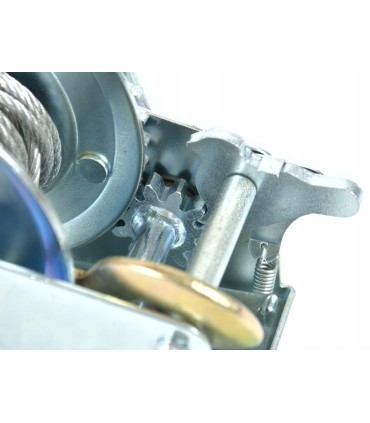 WYCIĄGARKA WCIĄGARKA LINOWA KORBOWA 10M 454KG HAK Z ZABEZPIECZENIEM