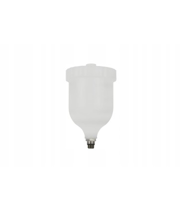 ZBIORNIK PLASTIKOWY 600ML PISTOLET LAKIERNICZY GWINT FI 13.7MM PRECYZYJNY