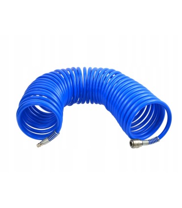 WĄŻ PNEUMATYCZNY SPIRALNY PE 8X12MM 20M OBROTOWE KOŃCÓWKI POLIETYLEN