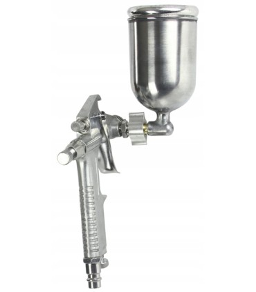 PISTOLET LAKIERNICZY MALARSKI DYSZA 0.5 MM ALUMINIOWY KORPUS ZBIORNIK 200ML