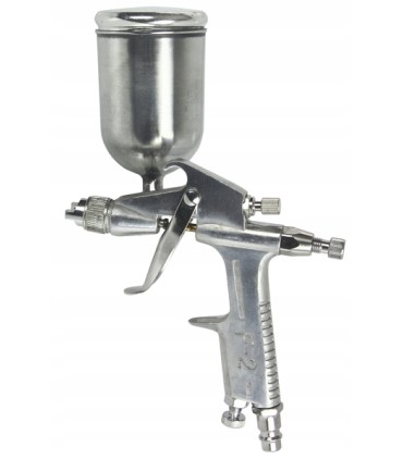 PISTOLET LAKIERNICZY MALARSKI DYSZA 0.5 MM ALUMINIOWY KORPUS ZBIORNIK 200ML