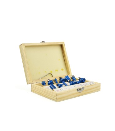 FREZY KSZTAŁTOWE DO DREWNA 12 SZT 6MM