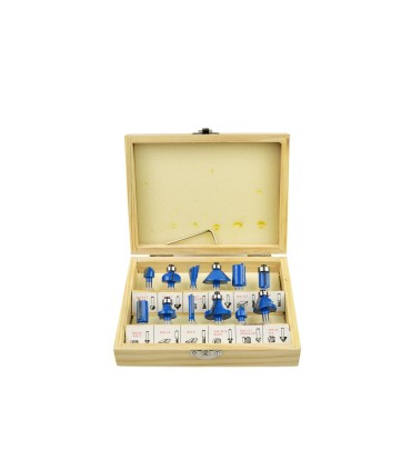 FREZY KSZTAŁTOWE DO DREWNA 12 SZT 6MM