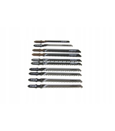 BRZESZCZOTY NOŻYKI DO WYRZYNARKI ZESTAW 10 SZTUK HCS TYP T DO OBRABIANIA