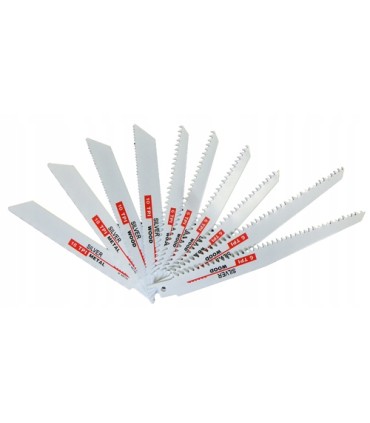 BRZESZCZOT DO PIŁY SZABLASTEJ NOŻE LISI OGON 10 SZTUK ZESTAW WIELOFUNKCYJNY