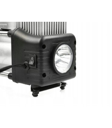 KOMPRESOR SAMOCHODOWY NAPIĘCIE 12V 250W POBÓR 18A DWUCYLINDROWA KONSTRUKCJA