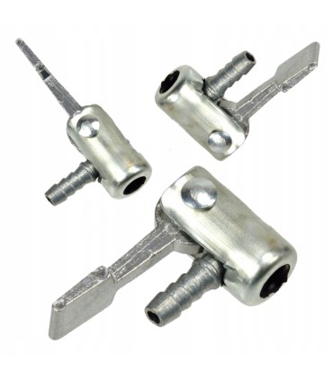 KOŃCÓWKA DO POMPOWANIA METALOWA DO POMPKI SAMOZACISKOWA DO KÓŁ 6MM