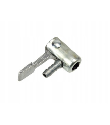 KOŃCÓWKA DO POMPOWANIA METALOWA DO POMPKI SAMOZACISKOWA DO KÓŁ 6MM