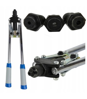 NITOWNICA RĘCZNA DO NITÓW DŹWIGNIOWA NITY 17" STALOWA ANTYPOŚLIZGOWY UCHWYT