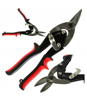 NOŻYCE DO CIĘCIA BLACHY PRAWE 10" IZOLOWANA RĄCZKA 250MM PRECYZYJNE CIĘCIE