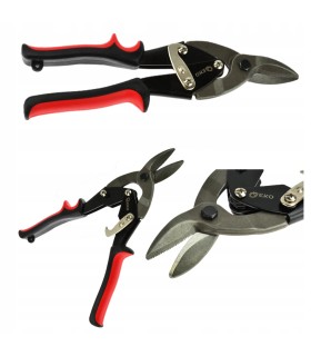 NOŻYCE DO CIĘCIA BLACHY LEWE 10" IZOLOWANA RĄCZKA 250MM PRECYZYJNE CIĘCIE