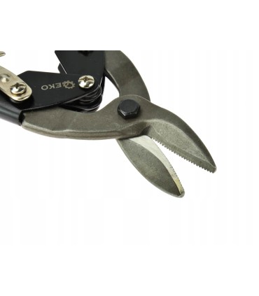 NOŻYCE DO CIĘCIA BLACHY LEWE 10" IZOLOWANA RĄCZKA 250MM PRECYZYJNE CIĘCIE