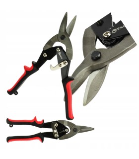 NOŻYCE DO CIĘCIA BLACHY PROSTE 10" IZOLOWANA RĄCZKA 250MM PRECYZYJNE CIĘCIE