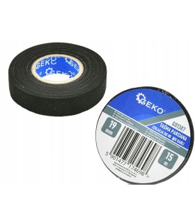 TAŚMA PARCIANA IZOLACYJNA KABLE WIĄZKI 19MM X 25M WEŁNA PET ELASTYCZNA