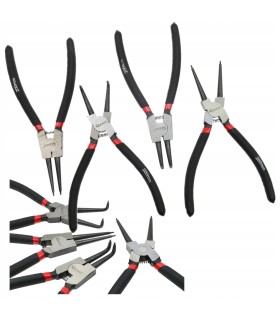 SZCZYPCE SEGERA 8" 200 MM ZESTAW 4 SZTUK STAL CHROMOWO-WANADOWA SOLIDNE