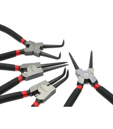 SZCZYPCE SEGERA 8" 200 MM ZESTAW 4 SZTUK STAL CHROMOWO-WANADOWA SOLIDNE