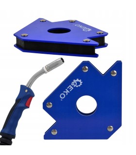 Kątownik Uchwyt Magnetyczny Spawalniczy Udźwig 34kg Silny Magnes Solidny