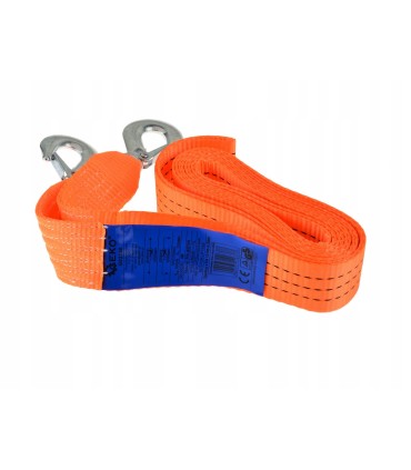 LINKA HOLOWNICZA 3T x 4m HAKI POLIESTER WYTRZYMAŁE SOLIDNE HAKI