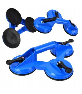 PRZYSSAWKA UCHWYT DO SZYB GLAZURY 3X TWORZYWO SZTUCZNE MAKSYMALNIE 150 KG