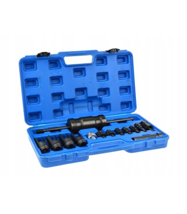 ŚCIĄGACZ DO WYCISKANIA WTRYSKIWACZY ZESTAW WALIZKA 13 ELE NASADKI MŁOTEK