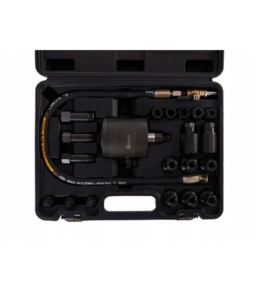 ŚCIĄGACZ PNEUMATYCZNY DO WTRYSKIWACZY + ADAPTERY SPECJALISTYCZNY DEMONTAŻ