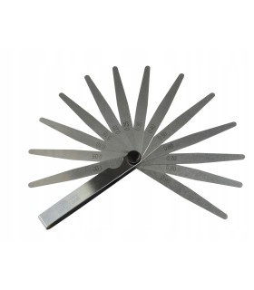 SZCZELINOMIERZ 13 LISTKOWY 0,05-1mm MIERNIK DO LUZÓW POPYCHACZE TŁOKI