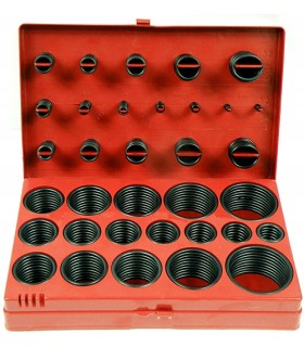 ORINGI USZCZELKI OLEJOODPORNE ZESTAW 419 ELEMENTÓW KAUCZUK NBR ORGANIZER