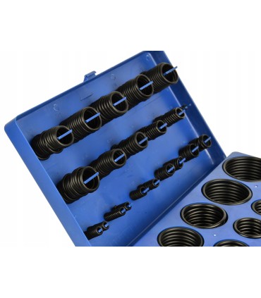 ORINGI USZCZELKI OLEJOODPORNE ZESTAW 419 ELEMENTÓW KAUCZUK NBR ORGANIZER