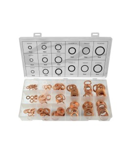 PODKŁADKI MIEDZIANE ZESTAW 150 SZT DLA MAJSTERKOWICZY RZEMIEŚLNIKÓW