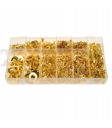 ZESTAW KONEKTORÓW SAMOCHODOWYCH 750SZT KONEKTORY KABLOWE ŻEŃSKIE MĘSKIE