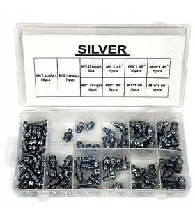 KALAMITKI DO SMAROWNICY 110 ELEMENTÓW ZESTAW STALOWE M6-M10 PUDEŁKO