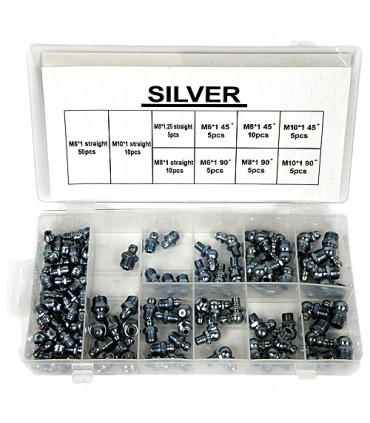 KALAMITKI DO SMAROWNICY 110 ELEMENTÓW ZESTAW STALOWE M6-M10 PUDEŁKO